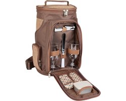 Koeltas voor 2 Flessen Wijn en Champagne - Geïsoleerde Picknicktas en Thermotas