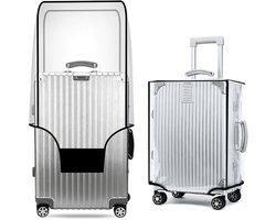 Kofferhoes Transparant - Koffer Beschermhoes - Medium 20 inch - Wasbare Koffer Beschermhoes - Krasbestendig - Waterafstotend