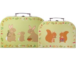 Kofferset Garden Friends van Sass & Belle (2 stuks)