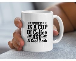 Koffie en Boeken Mok, Lezen Liefhebber, Cadeau Idee, Mok met Tekst, Koffie Mok, Cadeau voor Boekenwurm, Aangepaste Mok, Koffiemok