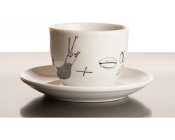 Koffie Kàn Cappuccinokop Slow Coffee - set van 6