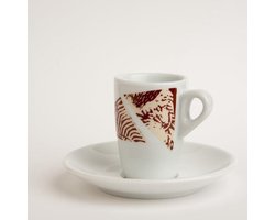 Koffie Kàn - Espressokop 'Africa' Koffie Kàn - set van 6