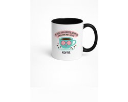 Koffie Mok - Ik Hou Van Grote Koppen - Keramische Koffiemok met Grappige Tekst