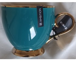 #Koffie #Mok (met gouden randje)