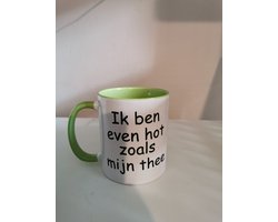 Koffie mok met tekst