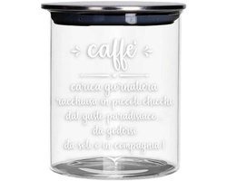 Koffieblik Metaal - Bewaarblik Keuken - Koffie Vers Houden - Lekbestendig Deksel - 500 Gram - Grijs