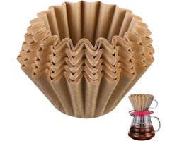 Koffiefilter Korf - Koffiefilters - 100 stuks - Korf - Papier - Korffilter - voor koffiezetapparaten, koffiefilters, mandfilterpapier