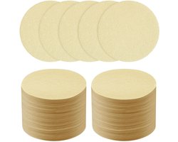 Koffiefilterpapier 400 stuks, 58 mm - Ronde papieren koffiefilters voor Koffiezetapparaat en Espressomachine - Naturel - Vervanging van micropapierfilters met tweede zoekwoord .