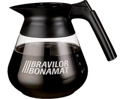 Koffiekan bravilor glas | Met klapdeksel | 1,7 Liter | 1 stuk