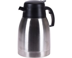 Koffiekan/thermoskan - 1,5 liter - RVS - dubbelwandig - isoleerkan