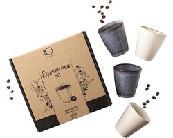 KOFFIEKOPJESSET | Portugese handgemaakte keramische espressokopset