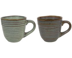 Koffiemok met oor Ø9,7x9cm 380ml 6st