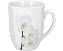 Koffiemok Vanda witte orchidee 33cl