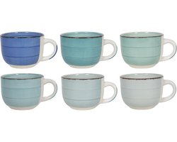Koffiemok XL 500ml blue doos a 6 stuks
