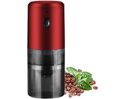 koffiemolen electrisch - koffiemolen - koffiezetapparaat - koffiemolen - kunststof - rood