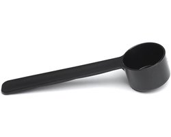 Koffiepoeder Schep - Maatlepel voor koffiepoeder - Kookgereedschap - Koffiepoederschepje - Koffie Schepje - Maatschepje - Lepel - Maatlepel - keukengereedschap - Zwart - Kunststof - 12,2*4 cm - Koffie Accessoires