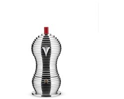 Koffiezetapparaat - aluminium - 3 kopjes - rood