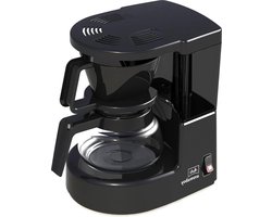 Koffiezetapparaat Aromaboy Glazen Pot - Voor 2 Kopjes - Filterelement Zwart - Compact formaat - Handmatige bediening