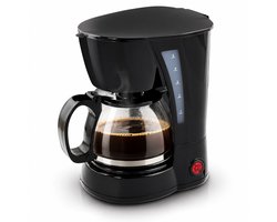 Koffiezetapparaat Filterkoffie - Compact Koffiemachine met Warmhoudfunctie - Herbruikbaar Filter - 1–2 Personen