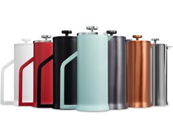 Koffiezetapparaat - Franse Pers - Verse Koffie - Dubbelwandige Isolatie - 1 Liter - Blauw