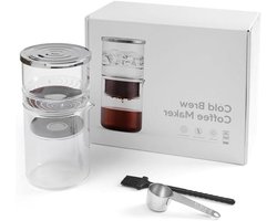 Koffiezetapparaat - IJsdruppelaar - Cold Brew Maken - Constante Snelheid - 300ml - Transparant
