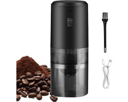 Koffiezetapparaat - Koffiemolen - Draagbare koffiemachine - Koffiezetapparaat met maalfunctie - Lichtgewicht en eenvoudig - Zwart