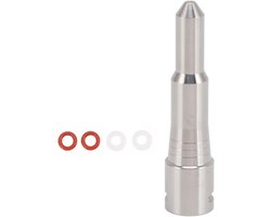 Koffiezetapparaat Stoompijpje - Melkopschuimer Melkmaker - Barista Kwaliteit Schuim - Verbeterd Stoomeffect - 8 x 2 x 2 cm - Zilver