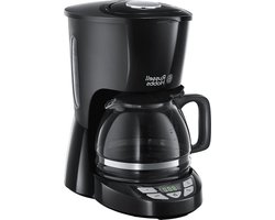 Koffiezetapparaat Textures Plus (Zwart Programmeerbare Timer 10 Koppen 1.25L Glazen Kan) - 22620-56 - Filterkoffiezetapparaat - Russell Hobbs