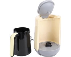 Koffiezetapparaat - Theeapparaat - Authentiek Brouwen - Houdt Koffie Warm - 21D x 15B x 15H cm - Geel
