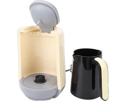 Koffiezetapparaat - Turkse koffiepot - Authentiek koffiezetten - Snel 5 minuten - 21x15x15 cm - Geel