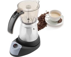 Koffiezetapparaat voor 6 kopjes - Met transparant reservoir - Elektrische espressomachine .