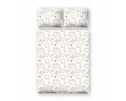 KOLIBER Katoen Satijn Beddengoed Set 160x200cm Dubbelzijdig