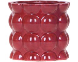 Kolibri Home | Cotton Shine sierpot - Red - Ø9cm