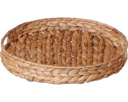 Kolibri Home | Decoratieschaal - Rond hyacinth dienblad Ø30cm -