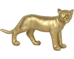 Kolibri Home | Ornament - Gouden decoratie Jaguar -