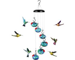 Kolibrie Feeders - Waterbel Feeder - Hummingbird Windgong Feeder voor buiten ophangen - Vogelvoeders voor tuindecoratie