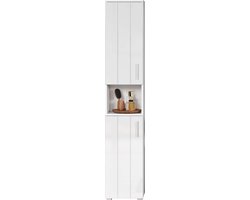 Kolomkast Wons | 37 x 31 x 192 cm | Wit