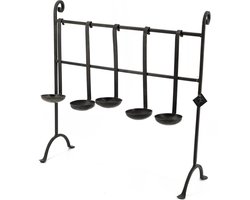 Kolony Metalen rek met 5 lepels