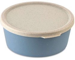 Kom, Schaal met Deksel, 0.4 L, Natuur Bloemen Blauw, Organic Bio-Circular - Koziol | Connect