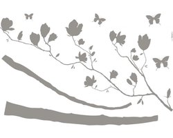 Komar - Muursticker XXL - Arasbesque - Zelfklevend - Muurdecoratie - Stickers - 100 x 70 cm