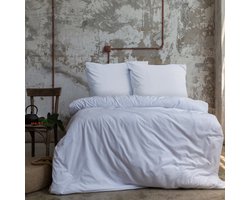 Komfortec Premium Dekbedovertrek 200x200 cm + 2x Kussensloop 80x80 cm - 100% Microvezel - 90 g/m² - 3-Delige Superzachte Beddengoedset - met Rits - Wit