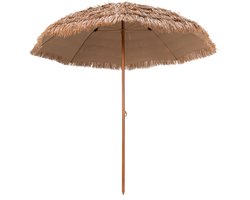 KOMFOTTEU Hawaï parasol 220cm - stroparasol van PP - Strandparasol - stokparasol - voor tuin, terras en balkon