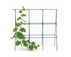 Komkommer klimrek - 114x135 cm - groen - met bevestigingspunten