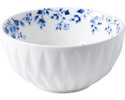 Kommen Blauw Vouw - Porselein