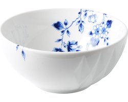 Kommen Blauw Vouw - Porselein