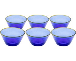 Kommen Bubbles blauw (6/set) Kare Design