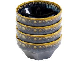 Kommen Lio blauw Ø15cm (4/set) Kare Design