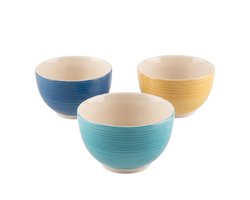 Kommen – Ø14 cm – Schalen – Set van 3 – Ontbijt – Dessert – Soepkom – Bowl