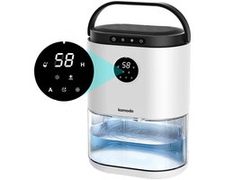 Komodo Luchtontvochtiger Humi - 800ml per Dag - Slaapkamer, Badkamer, Huis & Kelder - Dehumidifier - Voorkomt Schimmel