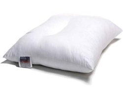 Konbanwa pillow Hoofdkussen ergonomisch therapeutisch hypoallergeen voor zijslapers rugslapers en buikslapers - warmte en vocht regulerende vulling - goede ondersteuning helpt nekklachten voorkomen - 50 x 60 cm